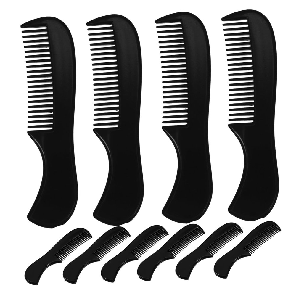 Didiseaon 10pcs Men's Beard Comb Mustache Brush Fine Pocket Comb for Hair Detangling Styling Tool for Men Women Barber Brush for Grooming Travel