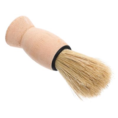 Didiseaon Beard Brush for Men Natural Boar Bristle Grooming Tool Neck Duster for Hair Cleanup Professional Barber Salon Essential Comfortable Soft Bristles for Beard and Hair Care