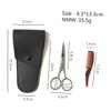 NOLITOY 2 Sets Beard Trimmer Scissors Set Eyebrow Trimmer Kit Scissors Stainless Steel Shears Grooming Tools Barber Accessories view 2