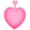 Baluue Silicone Makeup Brush Cleaning Mat Durable Clean Tool for Quick Makeup Tool Maintenance Pink Color view 1