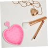 Baluue Silicone Makeup Brush Cleaning Mat Durable Clean Tool for Quick Makeup Tool Maintenance Pink Color view 3