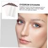 Baluue 6pcs Hair-like Eyebrow Stickers False Eyebrows Cosmetics Imitation Brow Sticker Fake Brows Filler for Makeup Beauty Bloggers view 3