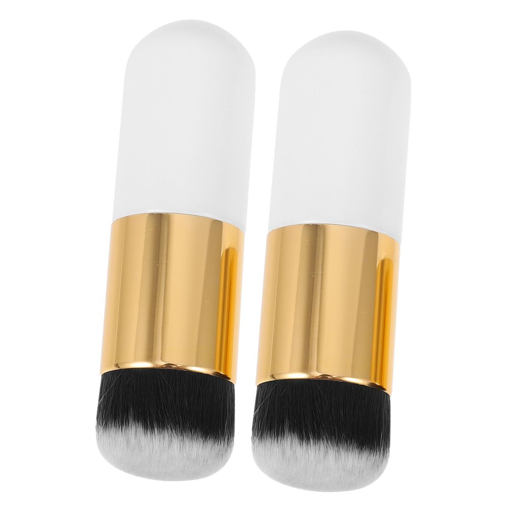 SKISUNO 6pcs Fluffy Makeup Brush Liquid Foundation Brush Blush for Women Elf Makeup
