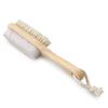HAPINARY 2pcs Natural Boar Bristle Foot Exfoliating Brush with Wooden Handle Dry Shaver for Feet view 2
