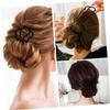 Baluue 8pcs Vintage Hair Comb Ponytail Holder for Women Metal Hair Combs for Curly Clips Bun Holder view 3