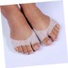 2 Pair Sebs Toe Shoe Cover with Hole Open Toe White view 2