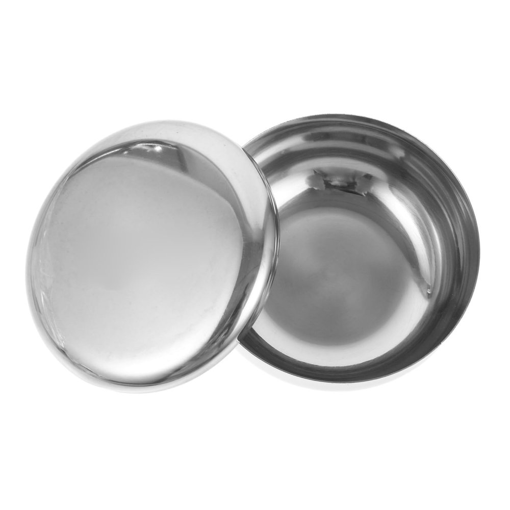 NOLITOY Stainless Steel Shaving Soap Bowl Shining Shaving Mug for Men Traditional Shave Butter Cup