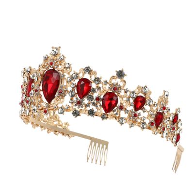 Baluue Rhinestone Crystal for Women Elegant Bridal Hair Accessory with Comb for Weddings Parties and Special Occasions Gem