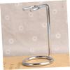 NOLITOY Double Shaving Razor Stand for Safety Razor and Brush Heavy-duty Metal Holder with Random Pattern Facilitates Air Drying Fits Models view 3