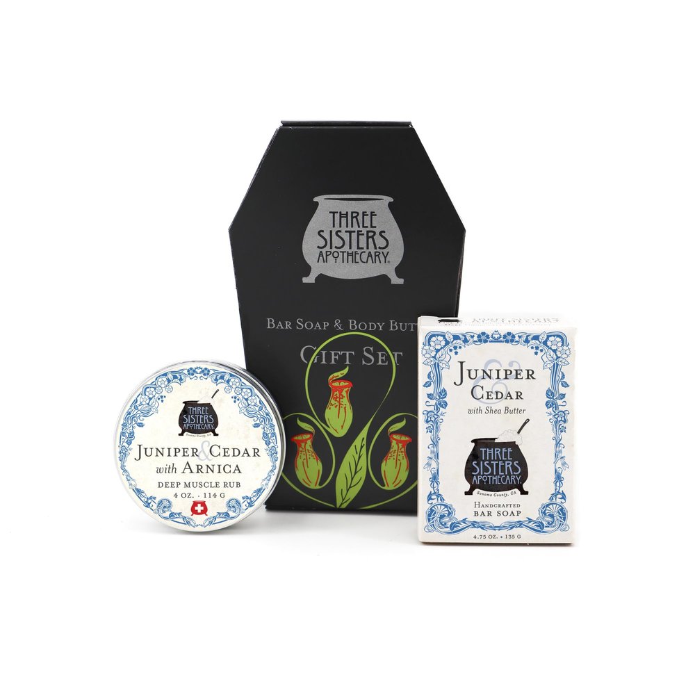 Bathe In Peace Bath & Body Gift Set (Juniper & Cedar)