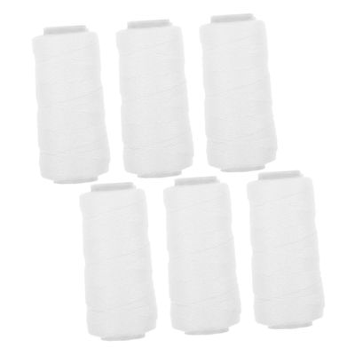 minkissy 6rolls Cotton Hair Removal Thread for Precision Facial Threading Soft Strong Replacement Strings for Hair Removal and Minimal Irritation for Upper Lip Chin and Forehead