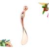Didiseaon Eye Massage Tool Zinc Spoon for Face Sculpting Skincare Beauty Tool for Dark Removal view 3