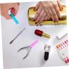 FOMIYES 6pairs Silicone Cuticle Scissor Handle Sleeves Non-slip Trimmer Cover for Enhanced Grip Durable and Flexible Design Random Colors for Manicure Enthusiasts view 4