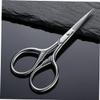 NOLITOY Stainless Steel Beard Scissors Trimmer for Men Hair Scissors Professional for Facial Hair Trimming view 2