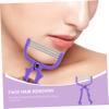 HAPINARY 3pcs Manual Facial Hair Remover Epilator Portable Spring Facial Hair Shaver for Women Non-skid Handle Travel-friendly Beauty Tool view 2