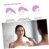 Baluue 3pcs Water Absorbent Dry Hair Cap Quick Dryer Hat Microfiber Towel Bonnet for Wet Hair view 4