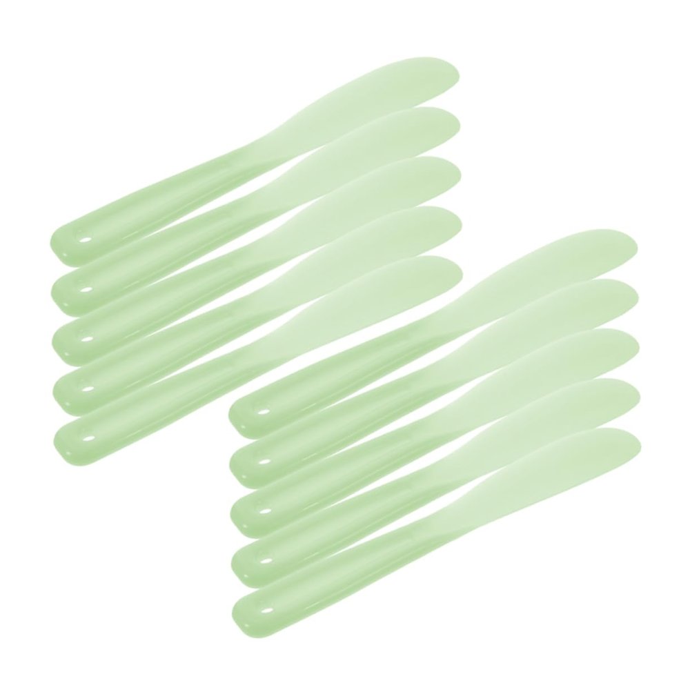 NOLITOY 20pcs Silicone Makeup Mixing Spatula Tool Long Stirring Tool for Face Mask Cosmetics for Diy Makeup