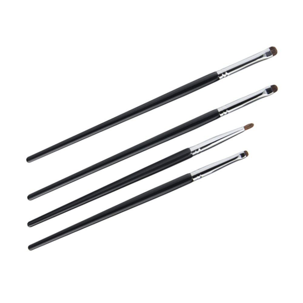 FOMIYES 4pcs Eyeliner Brush Women Precision Eye Makeup Applicators Comfortable Grip for Personal for Creating Beautiful Eye Looks