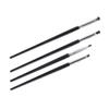 FOMIYES 4pcs Eyeliner Brush Women Precision Eye Makeup Applicators Comfortable Grip for Personal for Creating Beautiful Eye Looks view 1