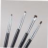 FOMIYES 4pcs Eyeliner Brush Women Precision Eye Makeup Applicators Comfortable Grip for Personal for Creating Beautiful Eye Looks view 2