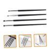 FOMIYES 4pcs Eyeliner Brush Women Precision Eye Makeup Applicators Comfortable Grip for Personal for Creating Beautiful Eye Looks view 4