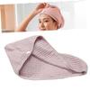 Baluue 1pc Ultra Absorbent Waffle Hair Towel Fast Drying Dry Hair Cap for Home Hotel and Travel for Bathing and Gym Use view 3