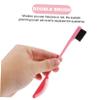 FOMIYES 4pcs Eyebrow Brush Comb Makeup Eyelash Grooming Kit Comb Separator Brow Shaping Tool for Women Girls Random Color view 3