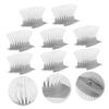 Didiseaon 8pcs Long Handle Kitchen Brush Heads Replacement Set for Easy Cleaning and Detachable Design for Dishwashing and Household Use Gray view 2