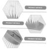 Didiseaon 8pcs Long Handle Kitchen Brush Heads Replacement Set for Easy Cleaning and Detachable Design for Dishwashing and Household Use Gray view 3
