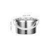 FRCOLOR Aluminum Liner for Wax Pot Hair Removal Machine Replacement Pans Container for Wax Warmer view 4