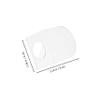 Didiseaon 2sets Acrylic Liquid Foundation Mixing Palette Finger Holes for Makeup and Nail Beauty Supply Tool for Salons and Home Use view 2