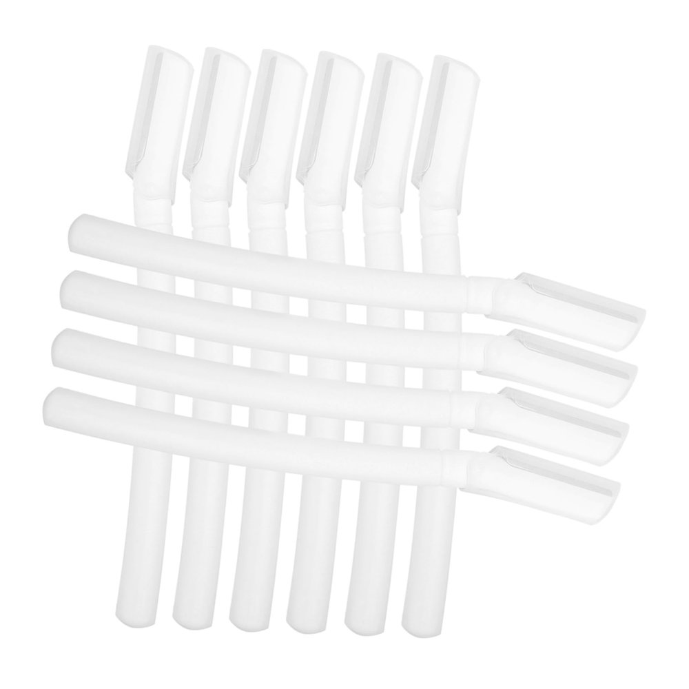 FOMIYES 10pcs Eyebrow Razor Set Portable Facial Hair Shaving Tool for Women Precision Eyebrow Trimmer for Grooming and Detailing Durable Design with Non-slip Grip