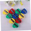 FIXOSHEE 60pcs Heart Shape Makeup Pencil Sharpener Compact Eyeliner Eyebrow Tool Design for Easy Use Anywhere for Beauty Enthusiasts view 2