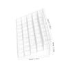 MERRYHAPY 2pcs Lipstick Organizer Multi-grid Household Display Rack for Desktop Makeup Storage and Practical Lipstick Holders for Vanity and Dresser Design view 2
