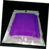 Didiseaon 100pcs Micro Swabs for Eyelash Extensions Disposable Micro Applicator Brushes Sanitary Makeup Tools for Nail Art Crafting and Salon Use Dark view 3