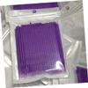 Didiseaon 100pcs Micro Swabs for Eyelash Extensions Disposable Micro Applicator Brushes Sanitary Makeup Tools for Nail Art Crafting and Salon Use Dark view 4