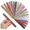MERRYHAPY 20pcs Glitter Nail File Boards for Natural Nails Strong Abrasion Resistance Manicure Tools for Women Girls Easy Shaping Trimming Random Colors view 1