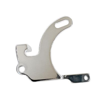 1PC Chrome Plated 1018 Low Carbon Steel Iron Tattoo Machine Frame with Brass Binding Post US 8-32 Thread Fit 1.25INCH Coil FIEP-01