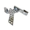 1PC Chrome Plated 1018 Low Carbon Steel Iron Tattoo Machine Frame with Brass Binding Post US 8-32 Thread Fit 1.25INCH Coil FIEP-10 view 4
