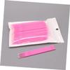 Didiseaon 100pcs Disposable Micro Applicator Eyelash Extension Cotton Swabs Pink Eyelash Applicator Brush for Clean and Sanitary Makeup Application for Salon and Home Use view 2