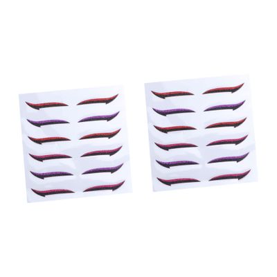Didiseaon 12pairs Double Eyelid Stickers Invisible Eyeliner Strips for Women Easy Eye Makeup Tools