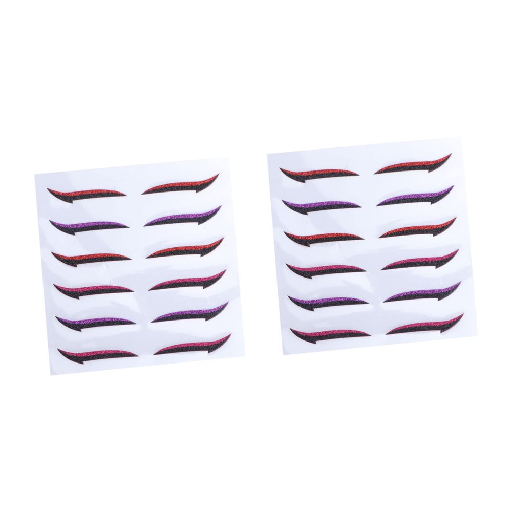 Didiseaon 12pairs Double Eyelid Stickers Invisible Eyeliner Strips for Women Easy Eye Makeup Tools