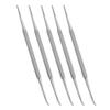Ingrown Toenail File and Lifter Cuticle Pusher and Nail Cleaner, Dual Ended Nail Care Tool, Stainless Steel (Pack of 5) view 1