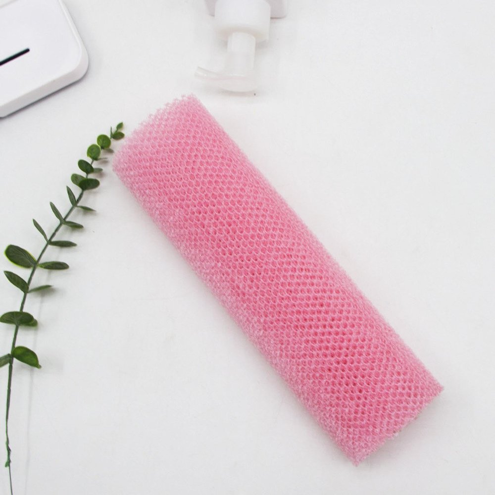 (3 Tablets 1 Pack) African Net Long Net Bath Sponge Exfoliating Shower Body Scrubber The Skin on The Back is Smoother and Suitable for Daily use