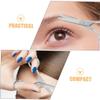 Didiseaon 4pcs Stainless Steel Eyebrow Scissors Round Tips for Safe Trimming of Nose Hair Eyebrows and Beards Precision Grooming Scissors for Men and Women view 3
