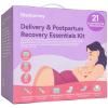 Glamommy Upgraded Postpartum Recovery Essentials Kit for Women, Nursing Gown, Luggage Bags, Socks, Peri Bottle, Cooling Spray, Disposable Underwear, Postpartum Pads, Hot&Cold Packs, Cooling Liners view 1