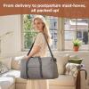 Glamommy Upgraded Postpartum Recovery Essentials Kit for Women, Nursing Gown, Luggage Bags, Socks, Peri Bottle, Cooling Spray, Disposable Underwear, Postpartum Pads, Hot&Cold Packs, Cooling Liners view 4