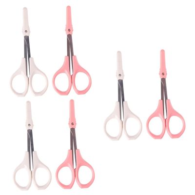 Didiseaon 6pcs Professional Eyebrow Scissors for Women Hair Cutting Shears High Trimmer
