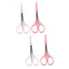 Didiseaon 4pcs Chic Fashion Eyebrow Scissors High Precision Trimmer Beauty Tool Eyelash Scissors for Women Haircut Ingrown Hair Treatment view 1