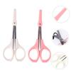 Didiseaon 4pcs Chic Fashion Eyebrow Scissors High Precision Trimmer Beauty Tool Eyelash Scissors for Women Haircut Ingrown Hair Treatment view 4